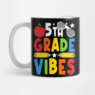 5th Grade Vibes Teachers Boys Girls Funny Back To School Mug